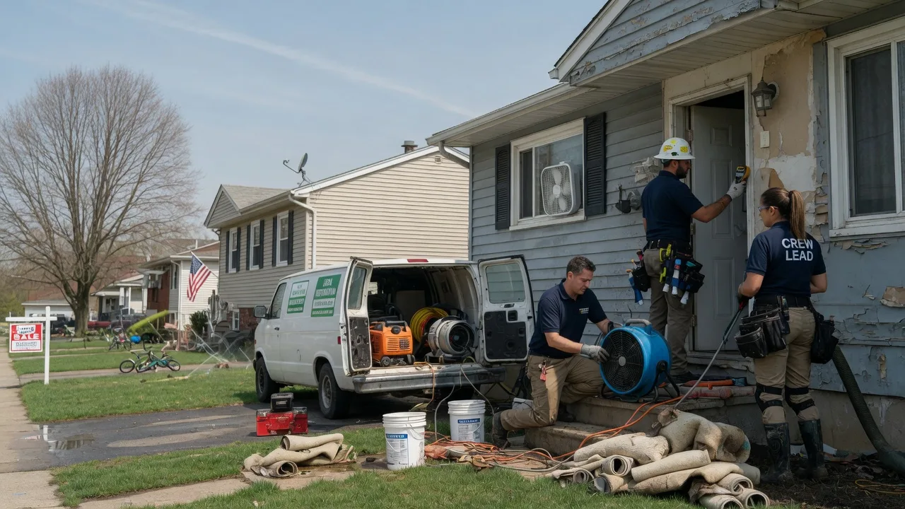Flood Cleanup in Wales Center, NY near me